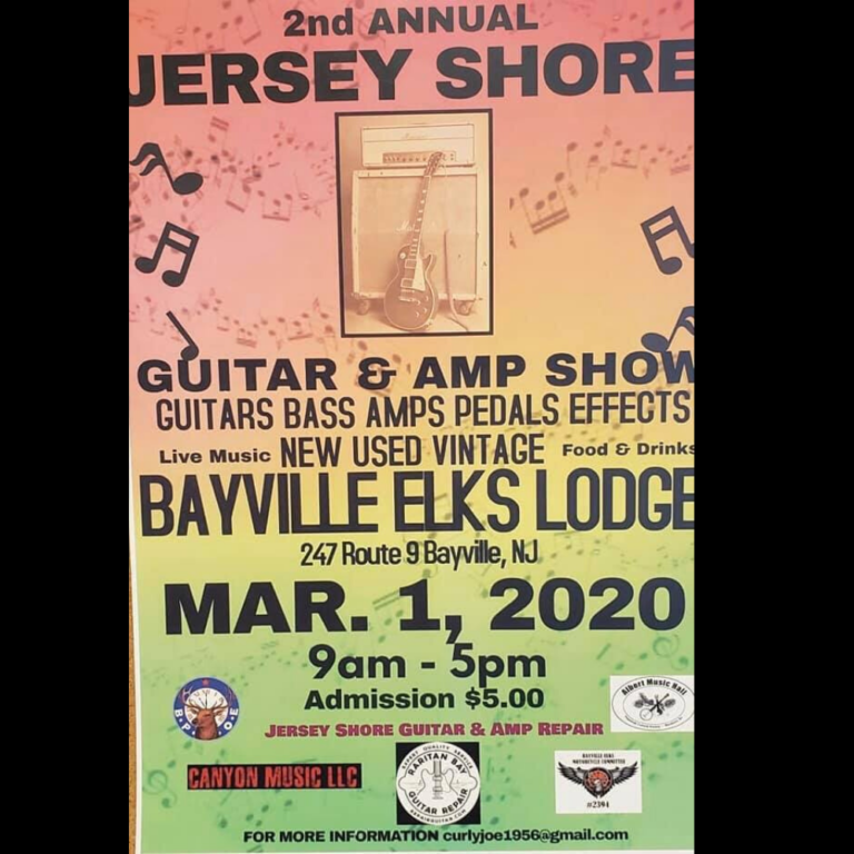2020 jersey shore guitar amp show