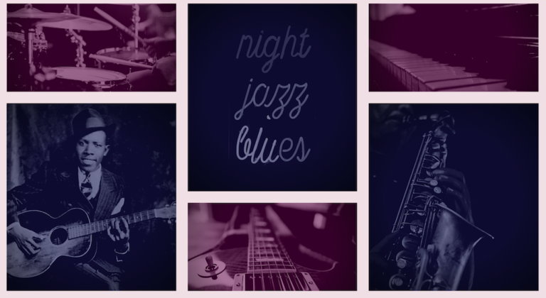 Jazz blues collage bnr