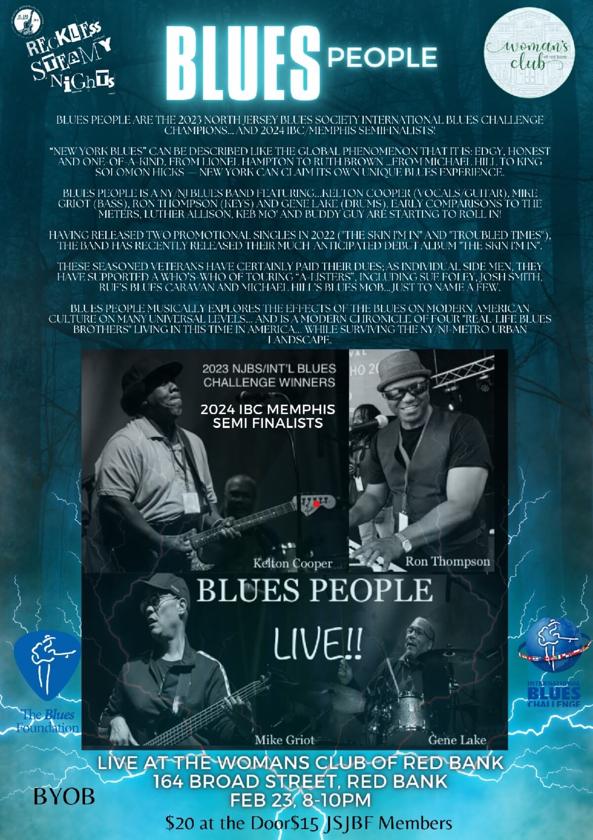 Reckless Steamy Nights w Blues People