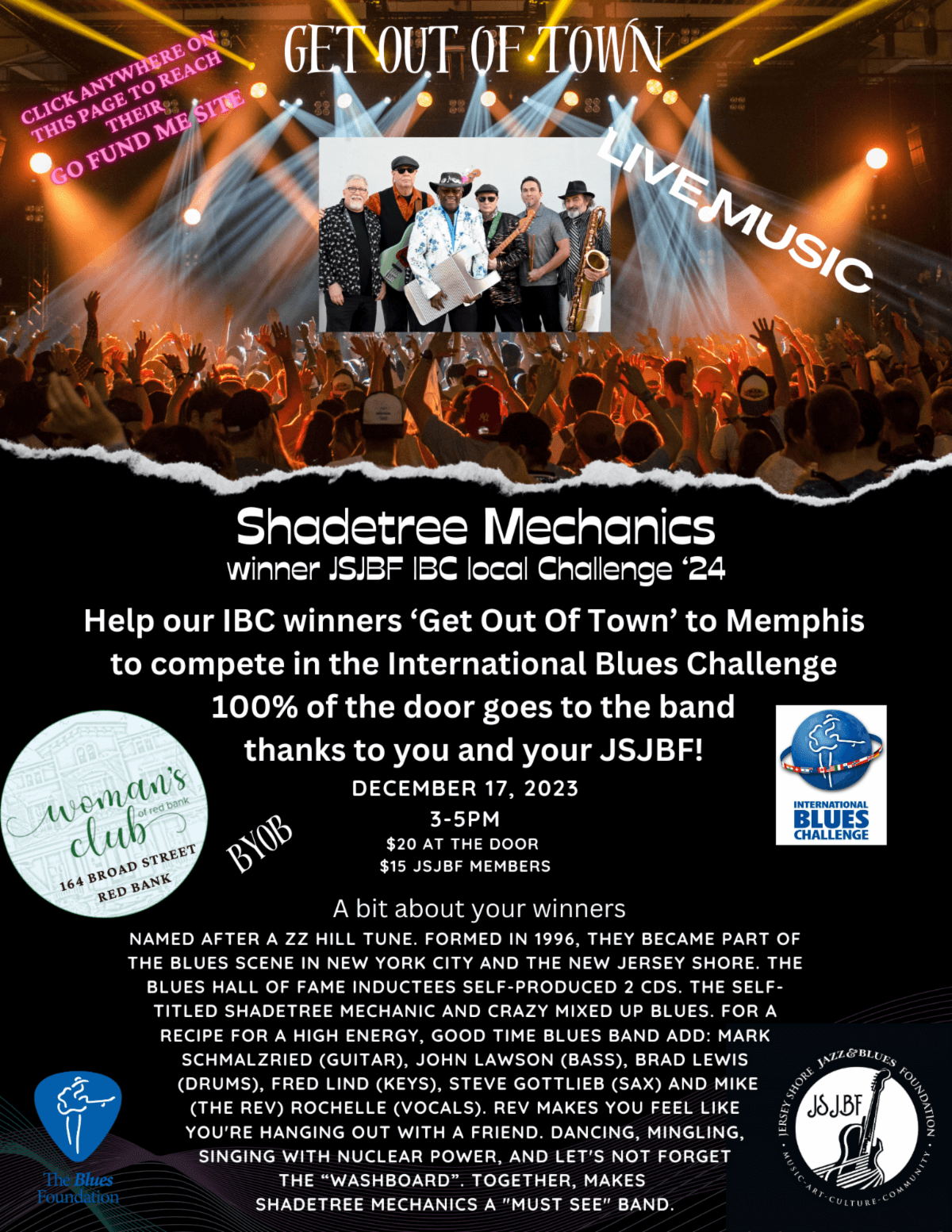 JSJBF IBC Get Out of Town featuring The Shadetree Mechanics