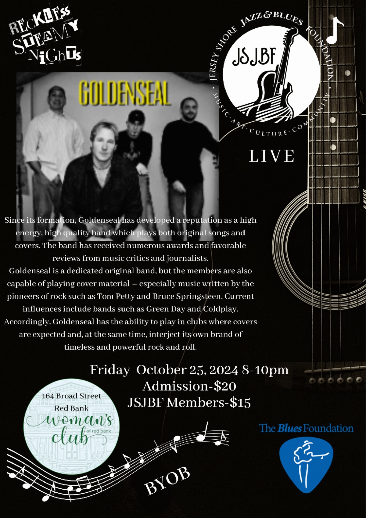 Reckless Steamy Nights w Goldenseal