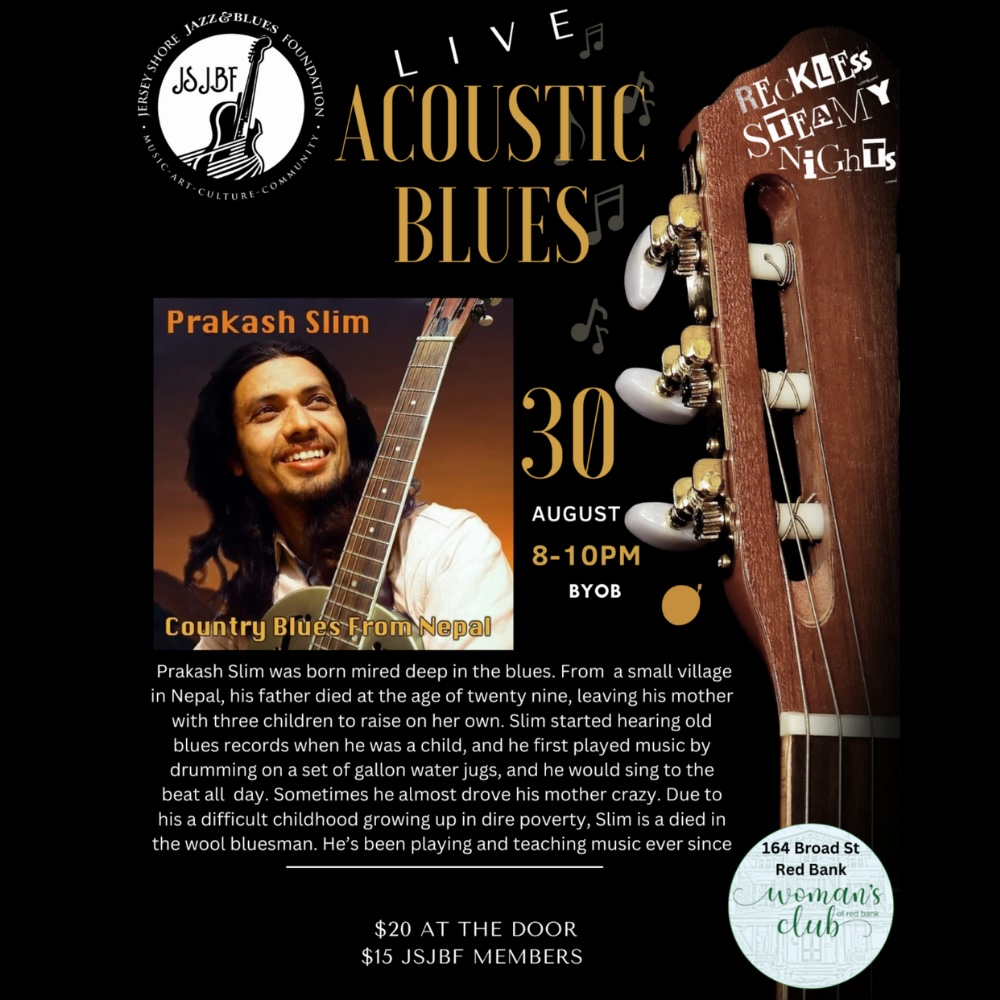 Prakash Slim Country Blues from Nepal Reckless Steamy Nights