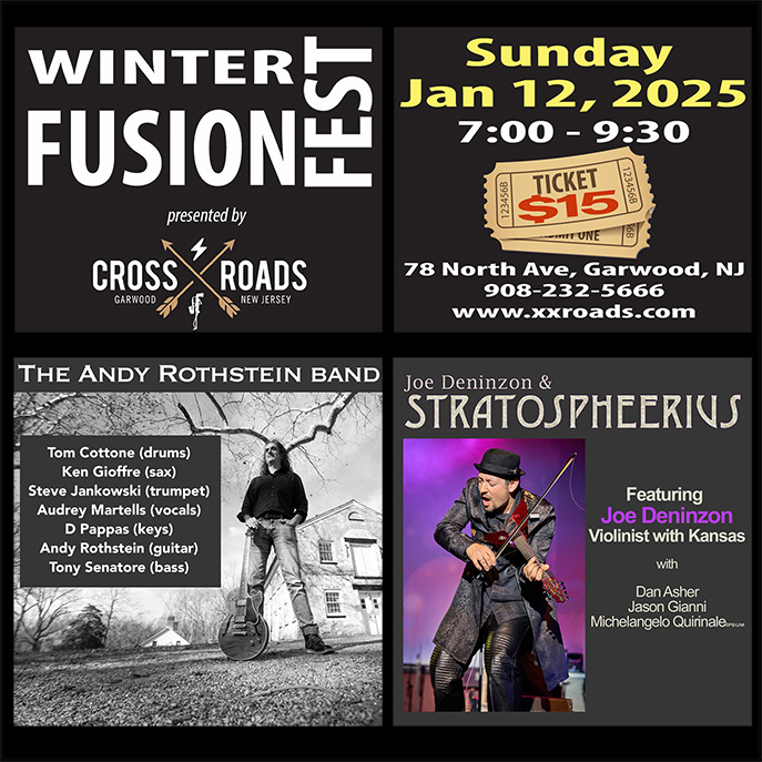 Winter Fusion Fest: Andy Rothstein Band + Joe Deninzon & Stratospheerius