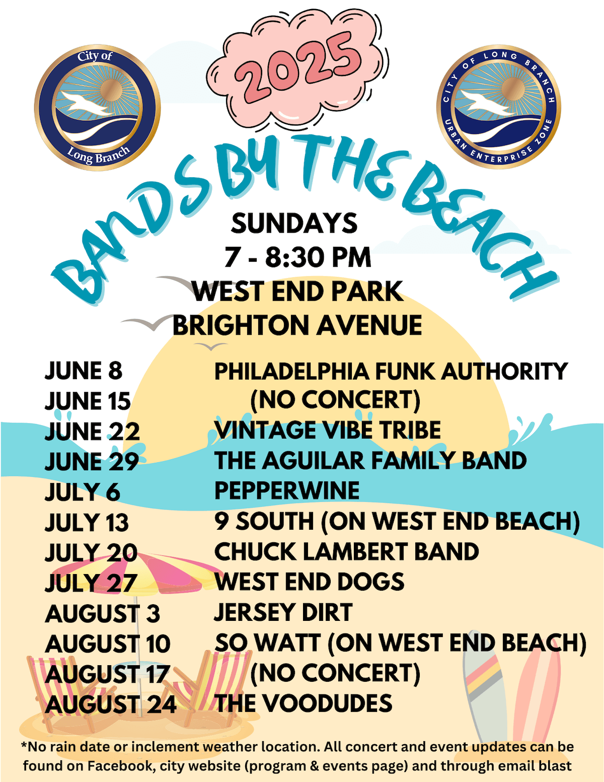 Bands By the Beach w/ Philadelphia Funk Authority