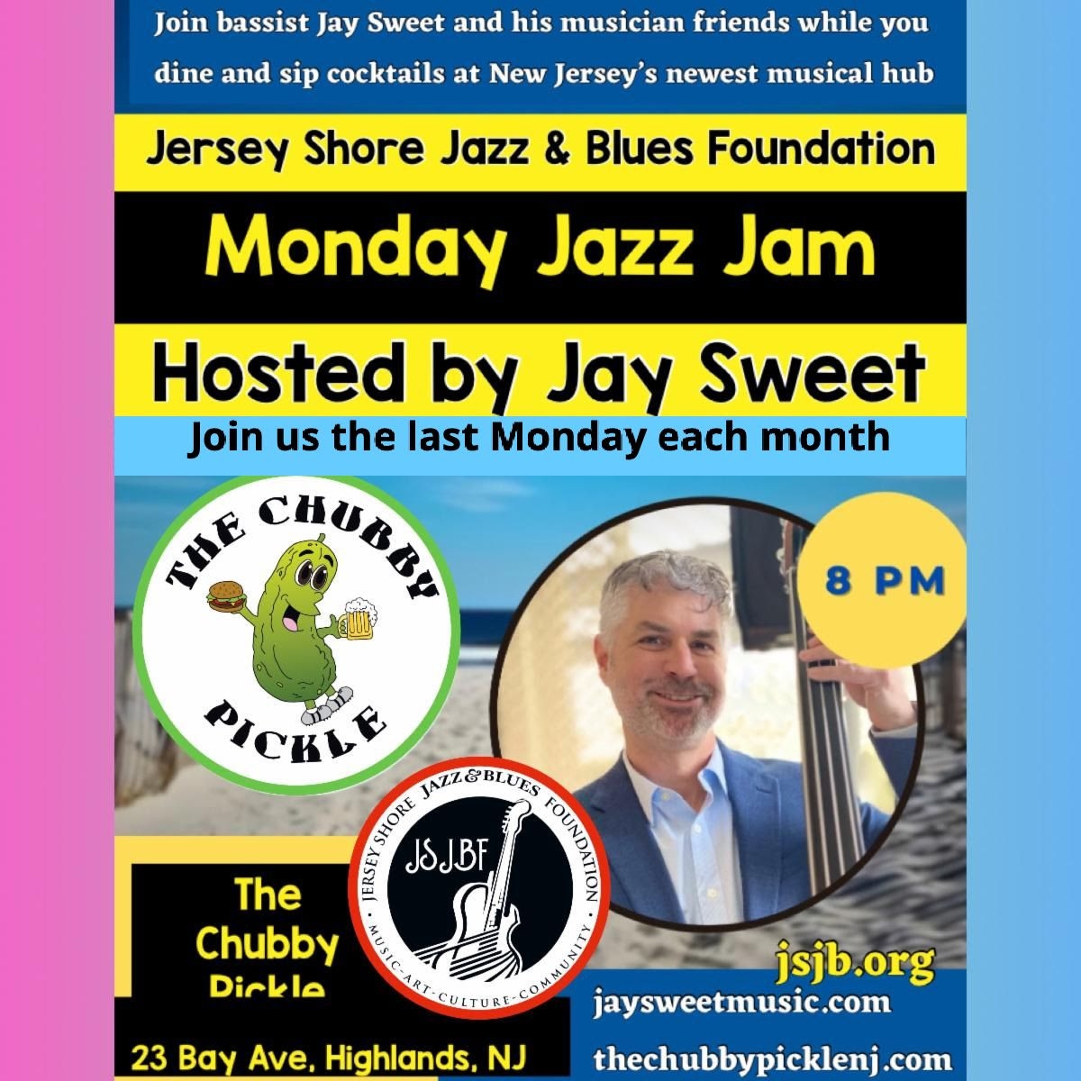 Jay Sweet Monthly Jazz Jam