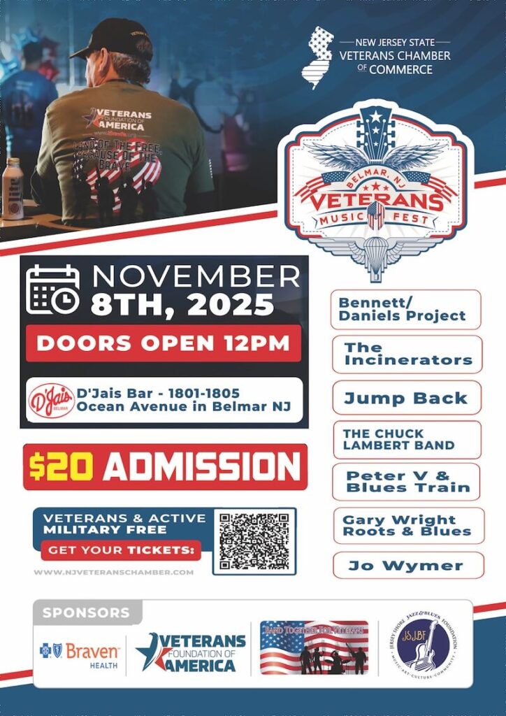 Veterans music fest 2025 lineup poster