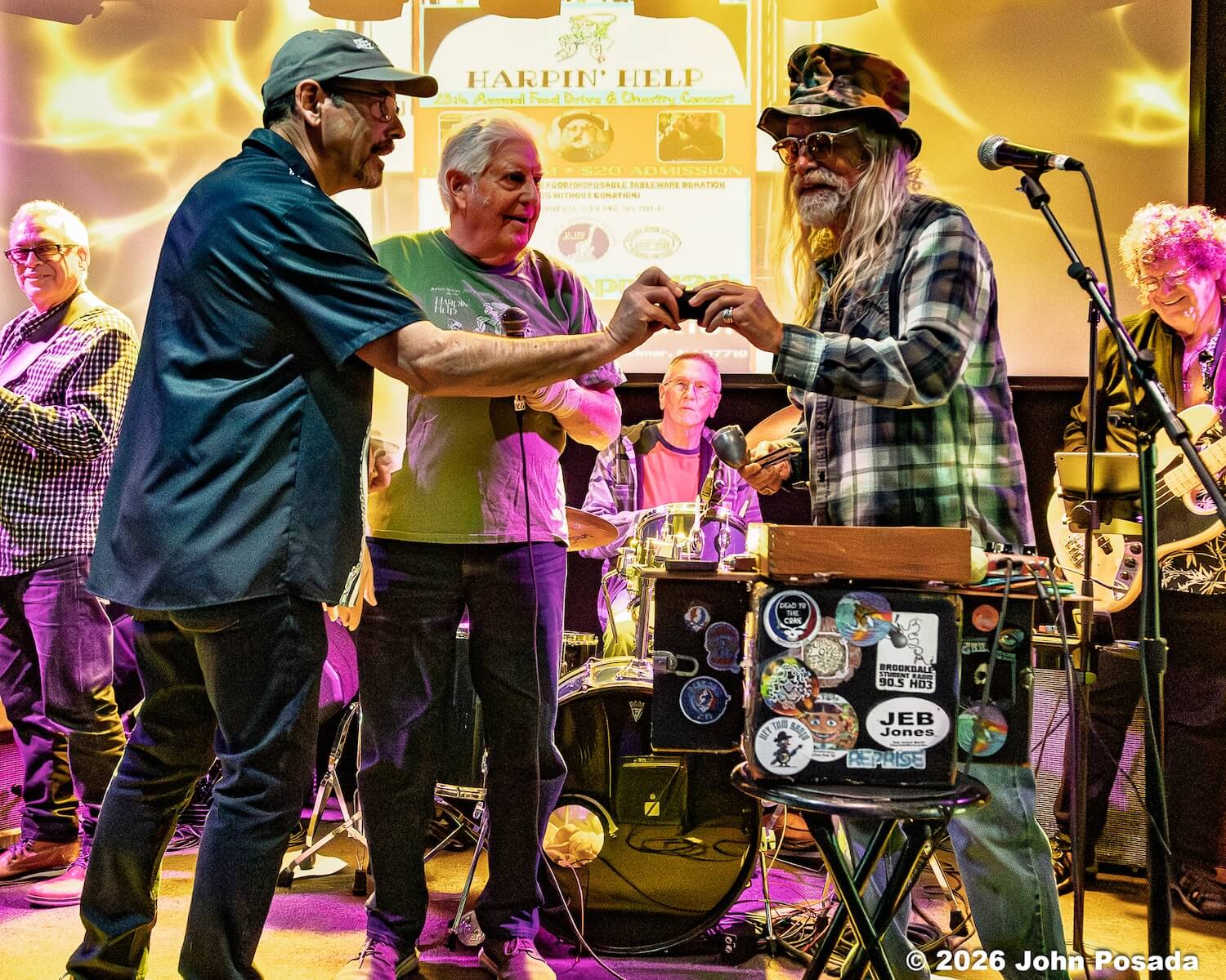 Harp Presentation: Gary Neuwirth, Tom Baldino & Sandy Mack