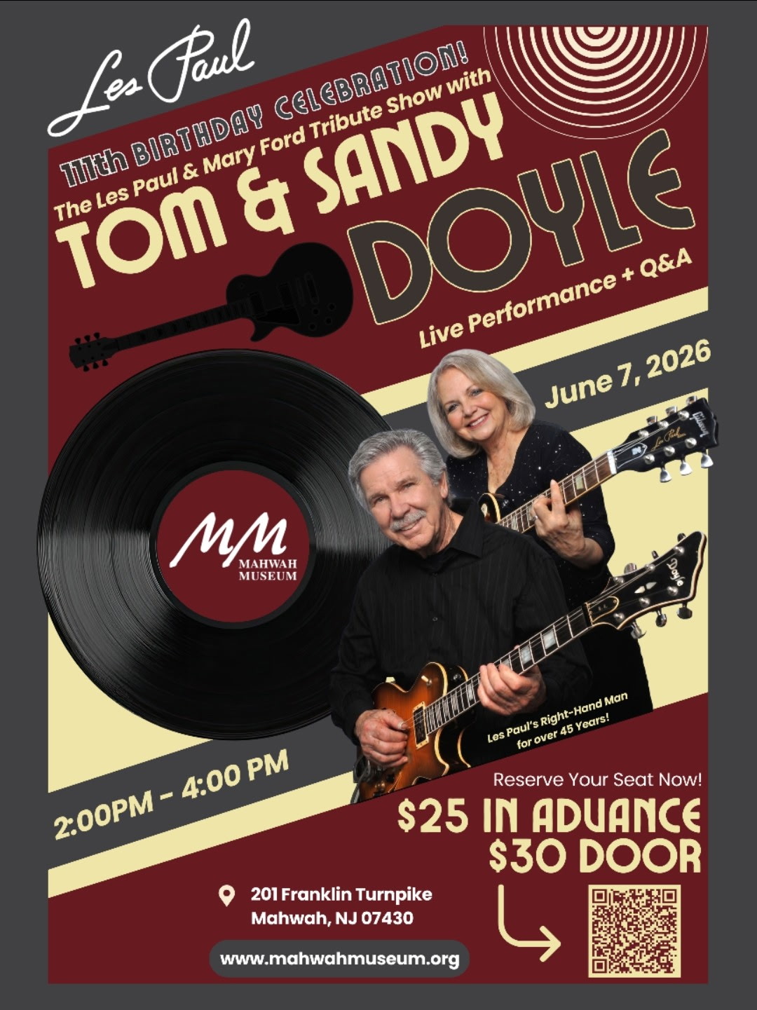 The Les Paul & Mary Ford Tribute Show with Tom & Sandy Doyle