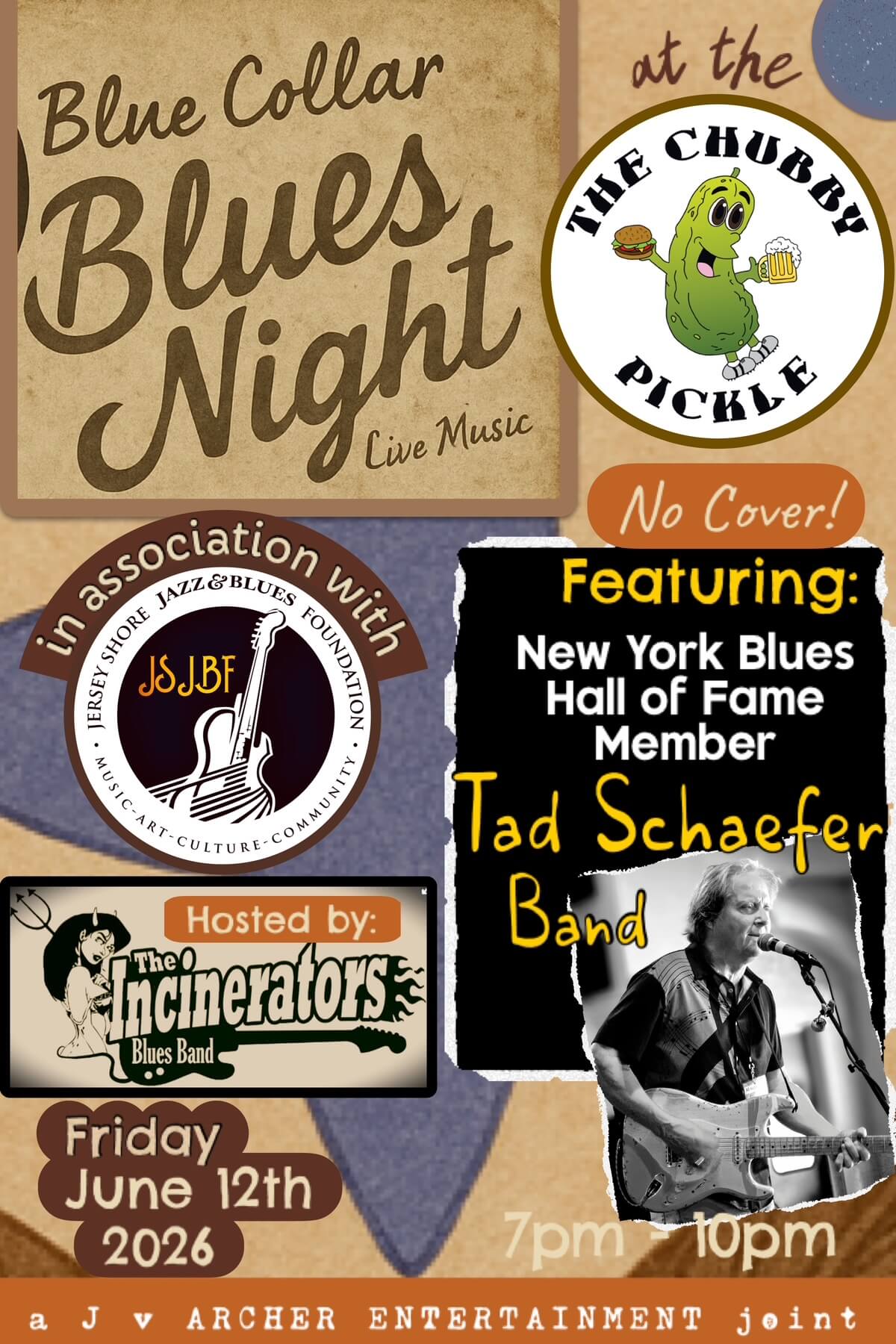 Blue Collar Blues Night w Tad Schaefer Band