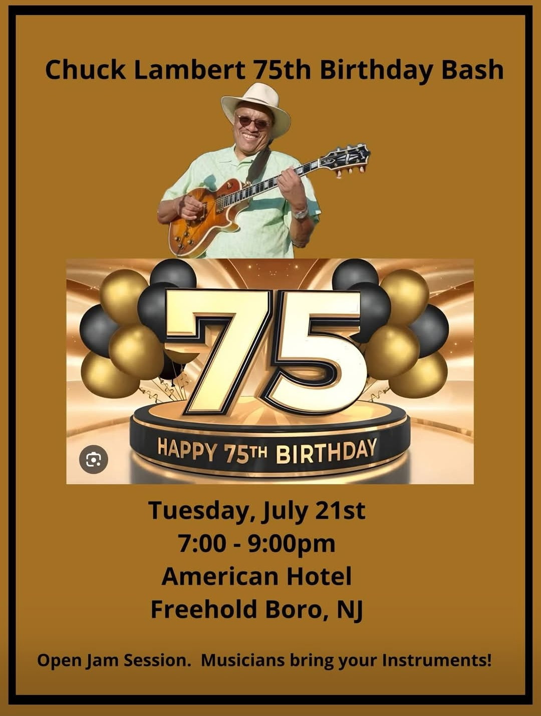 Chuck Lambert 75th Birthday Bash