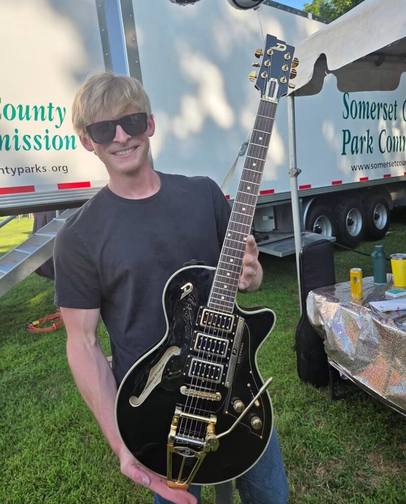 Sourland 2026 Johnny Kasun and the Dusenberg guitar